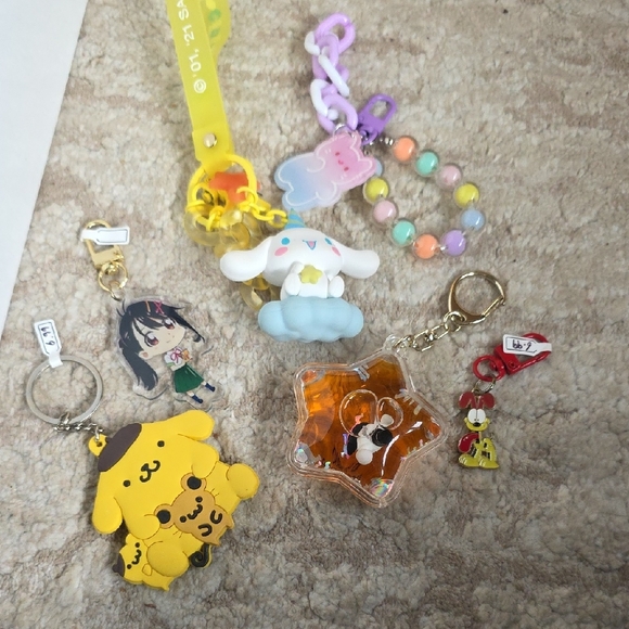 Colorful Kids Toy Keychain Set - Picture 1 of 4